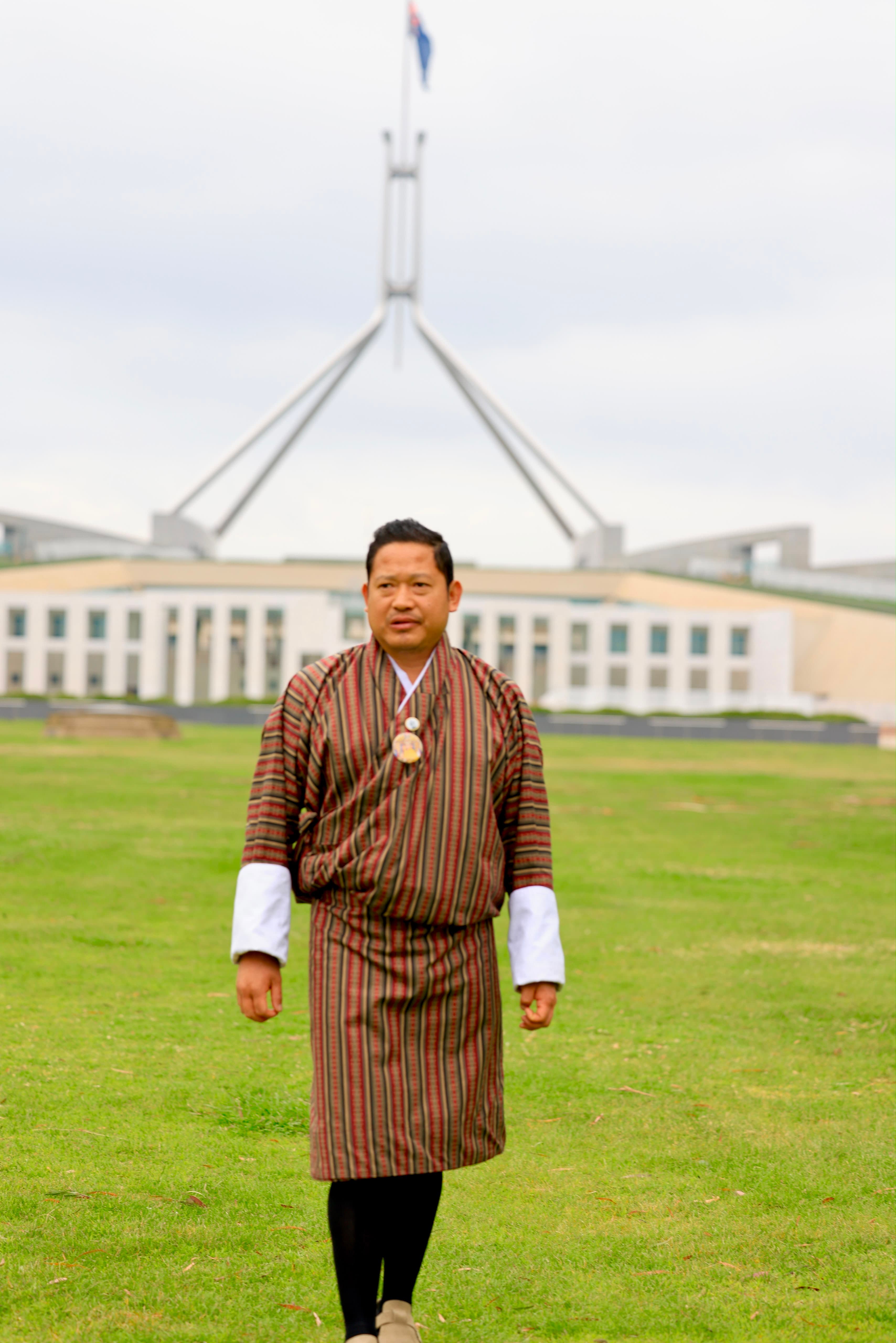 Kencho Tempa in a professional outdoor portrait reflecting BWK's wider community presence in Australia.